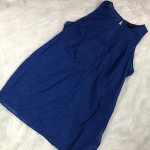 Lane Bryant womens size 18 blouse blue sleeveless